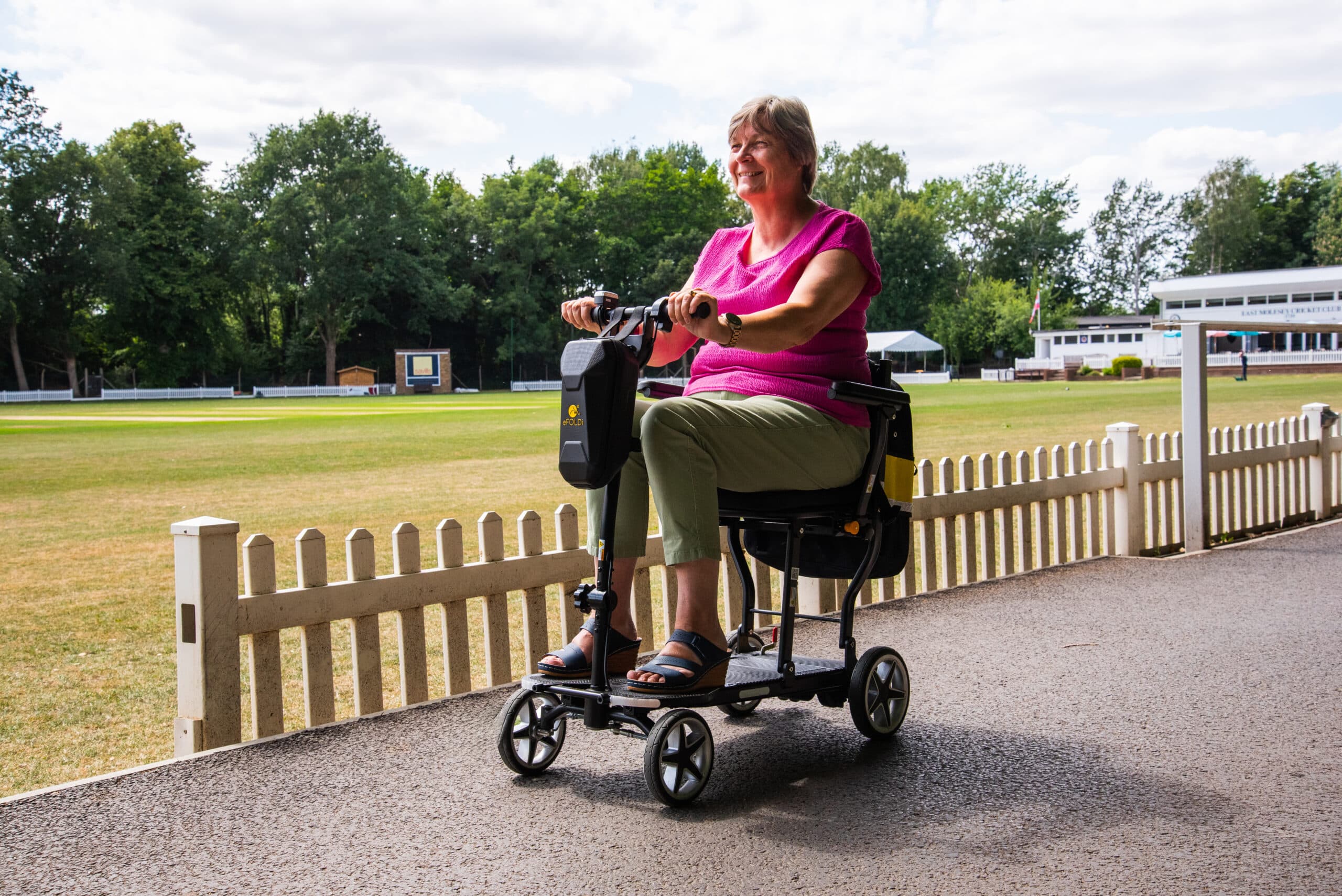 EFOLDI Compass 11 kg lahek zložljiv potovalni električni invalidski skuter - slika 6
