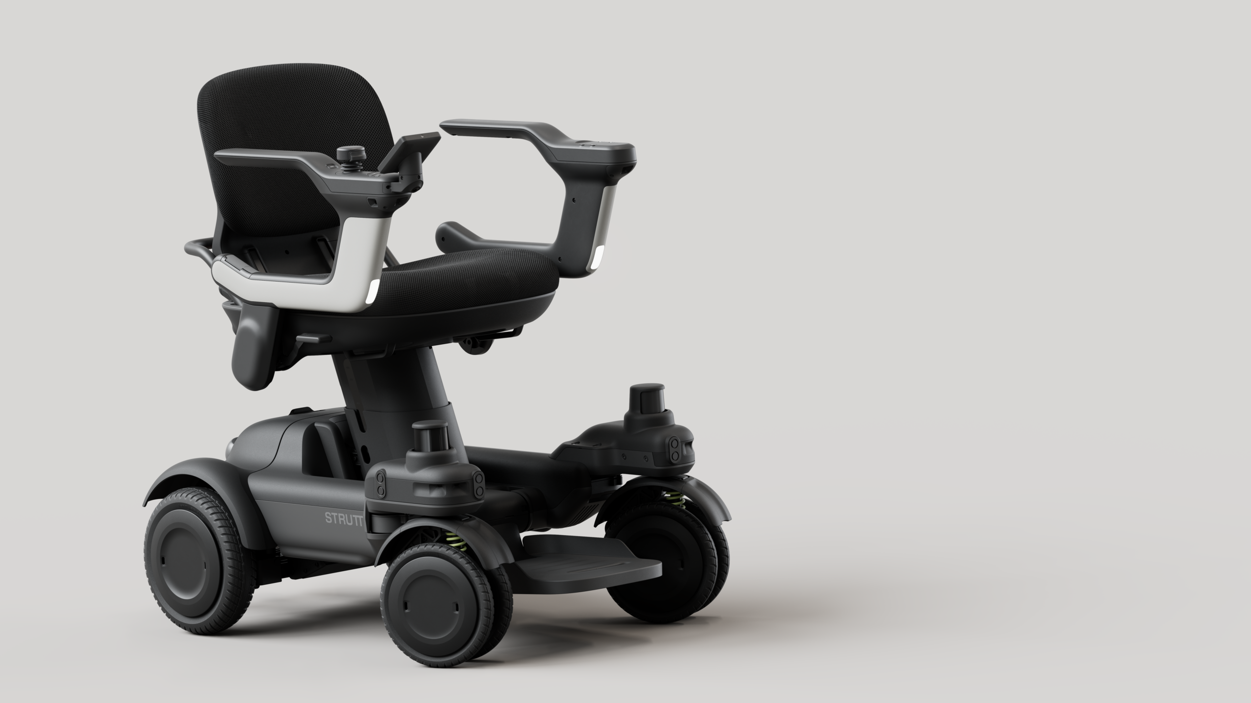STRUTT EV1 avtonomni električni razstavljivi potovalni terenski invalidski voziček - slika 2