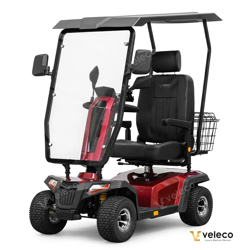 VELECO Sharpy Pro električni invalidski skuter s streho - slika 2