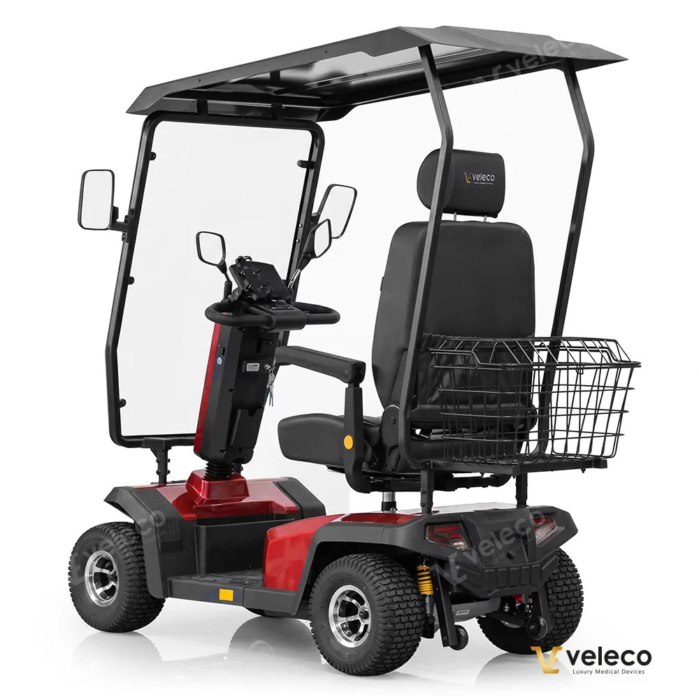 VELECO Sharpy Pro električni invalidski skuter s streho - slika 10