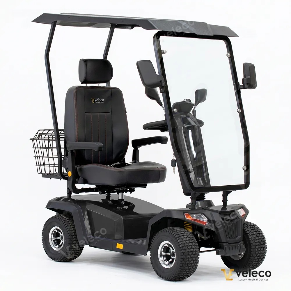 VELECO Sharpy Pro električni invalidski skuter s streho - slika 17