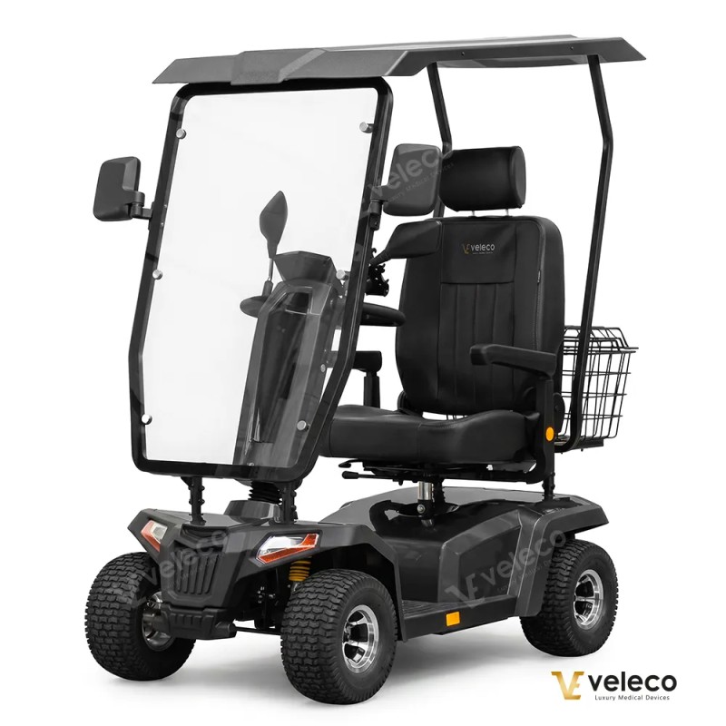 VELECO Sharpy Pro električni invalidski skuter s streho