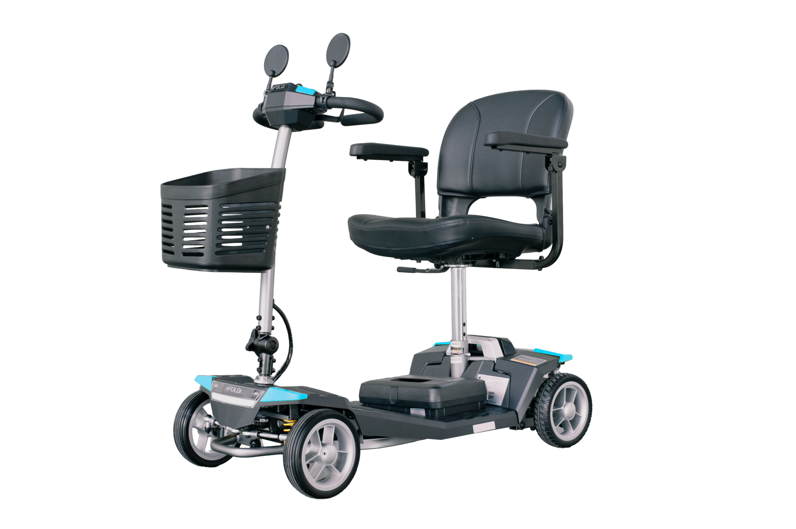 EFOLDI Cliq 10 kg lahek razstavljiv potovalni električni invalidski skuter - slika 3