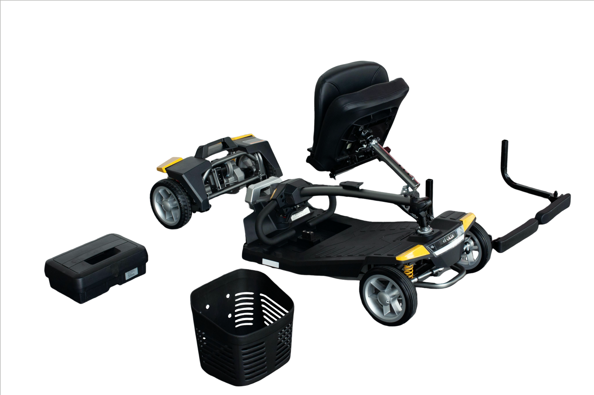EFOLDI Cliq 10 kg lahek razstavljiv potovalni električni invalidski skuter - slika 30